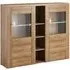 Leon Display Cabinet with 2 Doors - Riviera Oak