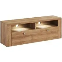 Leon TV Stand with Door - Riviera Oak