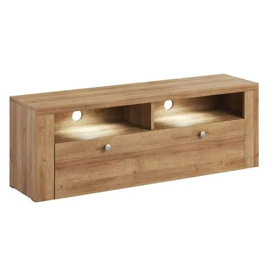 Leon TV Stand with Door - Riviera Oak