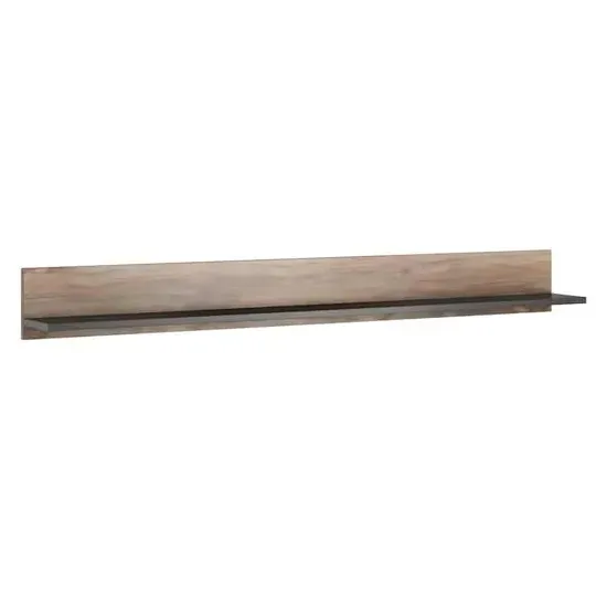 Leon Wall Shelf - Satin Oak