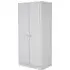 Leon Wardrobe with 2 Doors - Light Grey