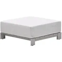 Leonidas Garden Coffee Table with Cushion - Taupe, Aluminium