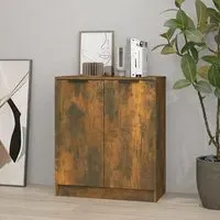 Leslie 2-Door Sideboard - Smoked Oak, Engineered Wood