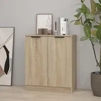 Leslie 2-Door Sideboard - Sonoma Oak, Engineered Wood