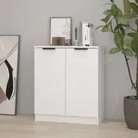 Leslie 2-Door Sideboard - White, Engineered Wood