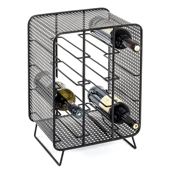 Lethbridge Metal Bottle Rack - Black image