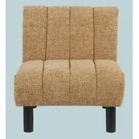 Levelland Accent Chair with Black Legs - Mustard, Fabric alternate view