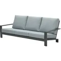 Levi 3-Seater Sofa - Mint Grey, Fabric