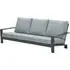 Levi 3-Seater Sofa - Mint Grey, Fabric