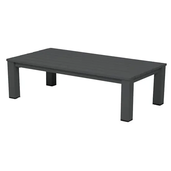 Levi Outdoor Coffee Table - Charcoal, Aluminium