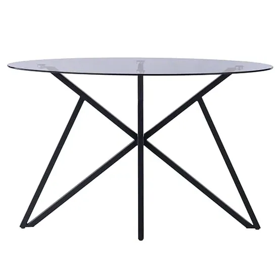 Liam Console Table - Grey, Glass