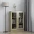 Libet Display Cabinet with 2 Doors - Sonoma Oak