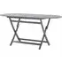 Libni Oval Folding Garden Dining Table - Grey, Acacia