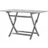 Libni Rectangular Folding Garden Dining Table - Grey, Acacia