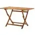 Libni Rectangular Folding Garden Dining Table - Natural, Acacia