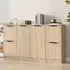 Lieux Sideboard with 4 Doors - Sonoma Oak, Engineered Wood