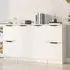Lieux Sideboard with 4 Doors - White, Engineered Wood