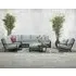Linc Corner Sofa Group with Footstool and Recliner - Zinc Green