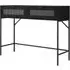 Lincoln Console Table with 2 Drawers - Black, Wood