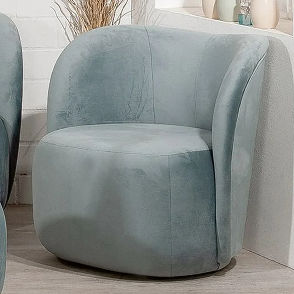 Lincolnton Fabric Armchair - Blue