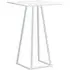 Lindsay Bar Table - White, MFC