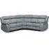 Lindsay Large Corner Electric Recliner Sofa - Grey, Fabric