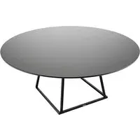 Lindsay Round Coffee Table - Black, MFC