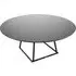 Lindsay Round Coffee Table - Black, MFC