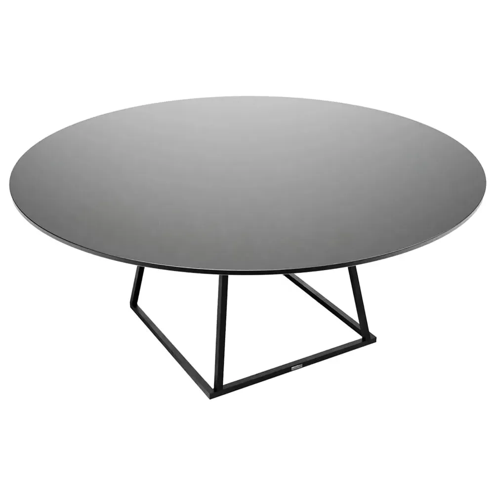 Lindsay Round Coffee Table - Black, MFC