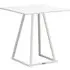 Lindsay Square Dining Table - White, MFC