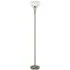 Linea Twist Floor Lamp - Antique Brass, Opal Glass