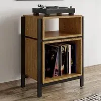 Linxi Office Cabinet with 2 Shelves - Oak