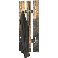 Lisboa 5-Hook Wall-Hung Coat Rack - Parquet Print, MDF alternate view
