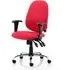 Lisbon Office Chair with Arms - Bergamot Cherry