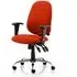 Lisbon Office Chair with Arms - Red