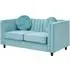 Lismore 2-Seater Sofa - Green, Velvet