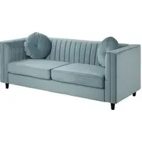 Lismore 3-Seater Sofa - Green, Velvet