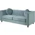 Lismore 3-Seater Sofa - Green, Velvet