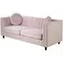 Lismore 3-Seater Sofa - Pink, Velvet