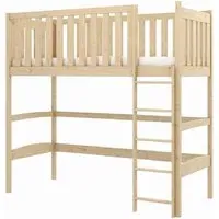 Lititz Bunk Bed with Bonnell Mattress - Pine, Wood