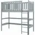 Lititz Bunk Bed with Foam Mattress - Grey, Wood