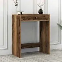 Lizbon Dressing Table - Walnut, Melamine Coated Particle Board alternate view