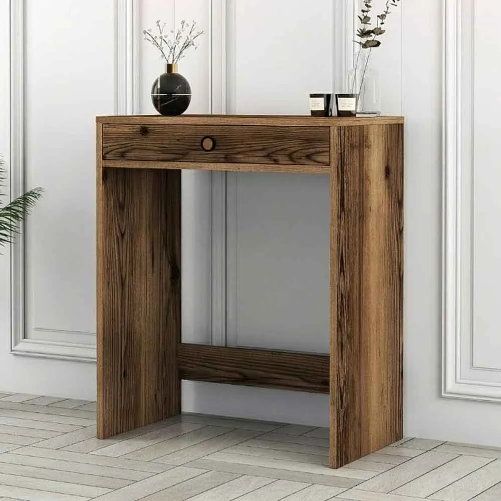 Lizbon Dressing Table - Walnut, Melamine Coated Particle Board product
