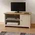Loftus TV Stand with 1 Door - Cream, Oak