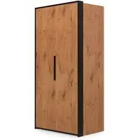 Logan Wardrobe with Folding Door - Lancelot Oak