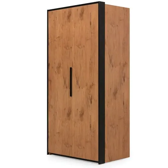 Logan Wardrobe with Folding Door - Lancelot Oak image