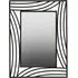 Logia Rectangular Wall Mirror - Black, Metal
