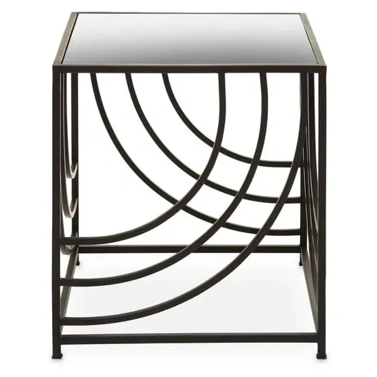 Logia Side Table - Black, Glass