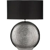 Loketa Table Lamp - Black, Ceramic