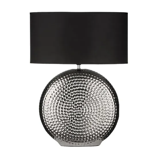 Loketa Table Lamp - Black, Ceramic